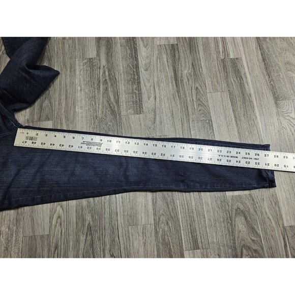 Paige Jeans Womens 28 Blue Verdugo Ankle Skinny Stretch Denim Dark Wash Classic - Picture 11 of 13